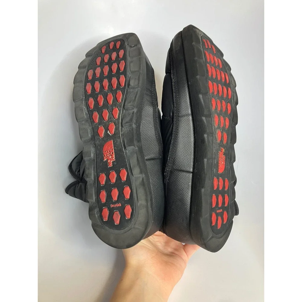 The North Face black amore ll boots quilted puffer pull on women's size 9 winter